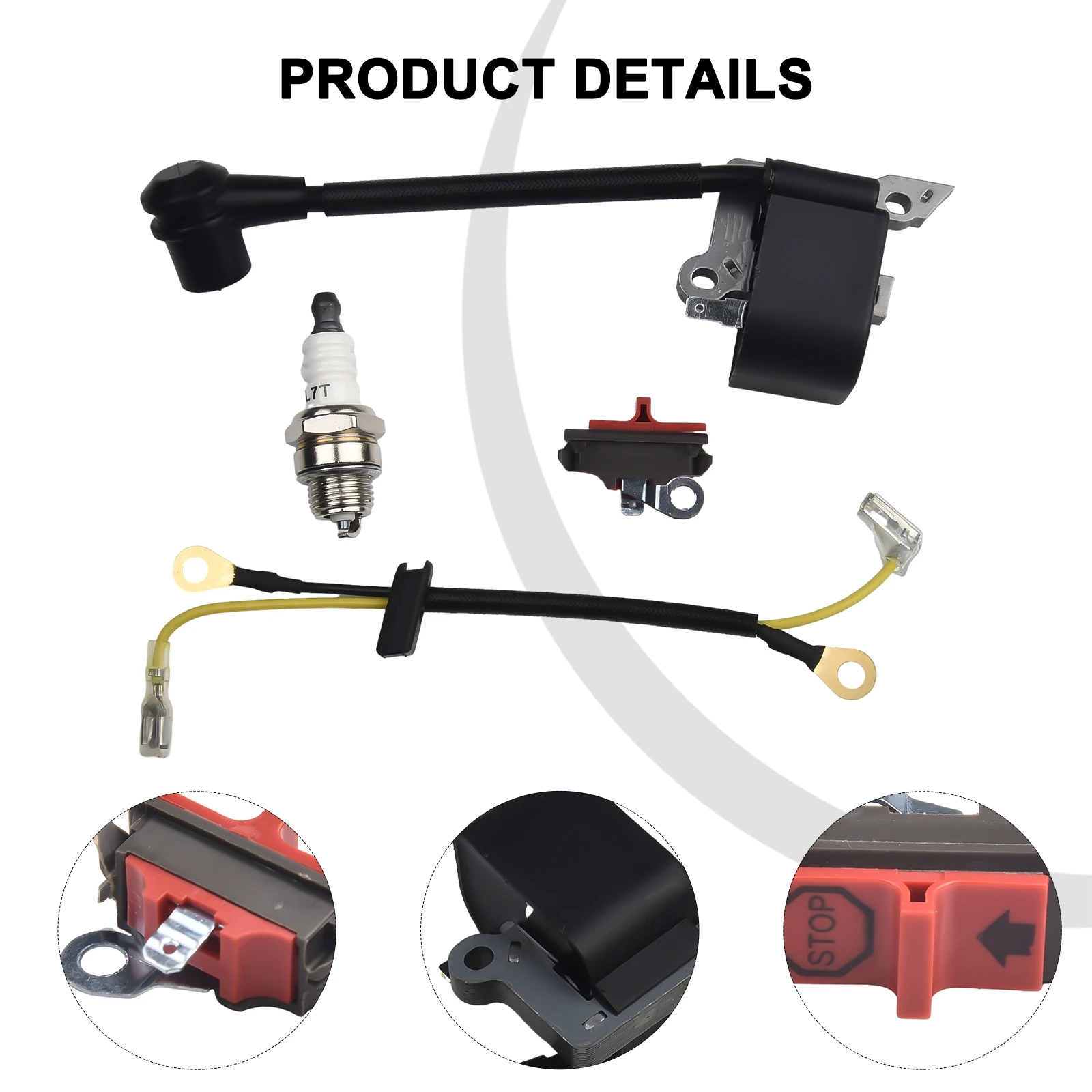 Ignition Coil Plug Metal Plastic Rubber Accessories Replacement For Husqvarna 136 137 141 23 235 240 26 36 41 Chainsaw
Ignition Coil Plug Metal Plastic Rubber Accessories Replacement For Husqvarna 136 137 141 23 235 240 26 36 41 Chainsaw