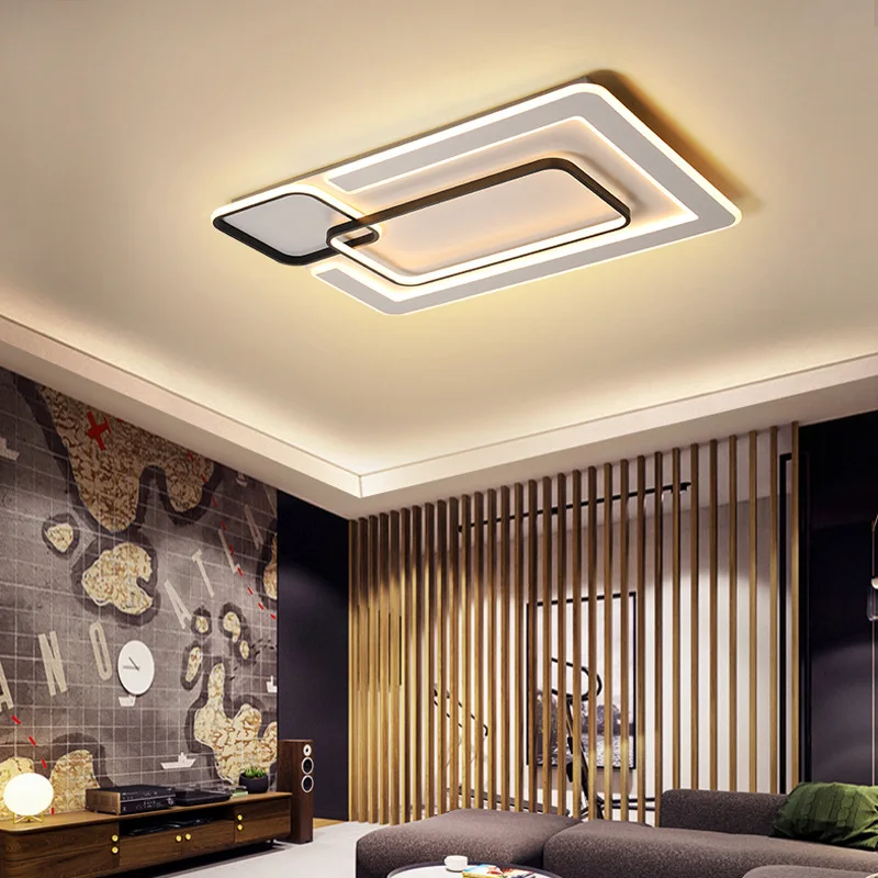Modern LED ceiling lights living room bedroom luster de plafond moderne fixture plafonnier white black LED ceiling lamp
Modern LED ceiling lights living room bedroom luster de plafond moderne fixture plafonnier white black LED ceiling lamp