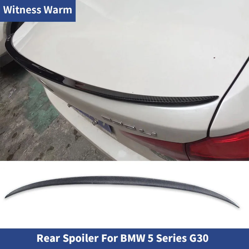 G30 M5 Style Spoiler Carbon Fiber Rear Wings Trunk Lip Spoiler for Bmw 5 Series G30 520i 530i 540i 550i Car Body Kit Sedan
G30 M5 Style Spoiler Carbon Fiber Rear Wings Trunk Lip Spoiler for Bmw 5 Series G30 520i 530i 540i 550i Car Body Kit Sedan