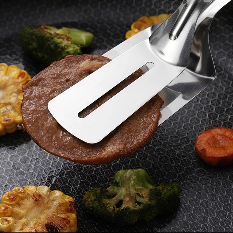Stainless Steel Steak Clip Pancake Food Tongs Cooking BBQ Meat Clip Spatula Clip Outdoor Picnic Tongs Spatula For Barbecue Tool
Stainless Steel Steak Clip Pancake Food Tongs Cooking BBQ Meat Clip Spatula Clip Outdoor Picnic Tongs Spatula For Barbecue Tool