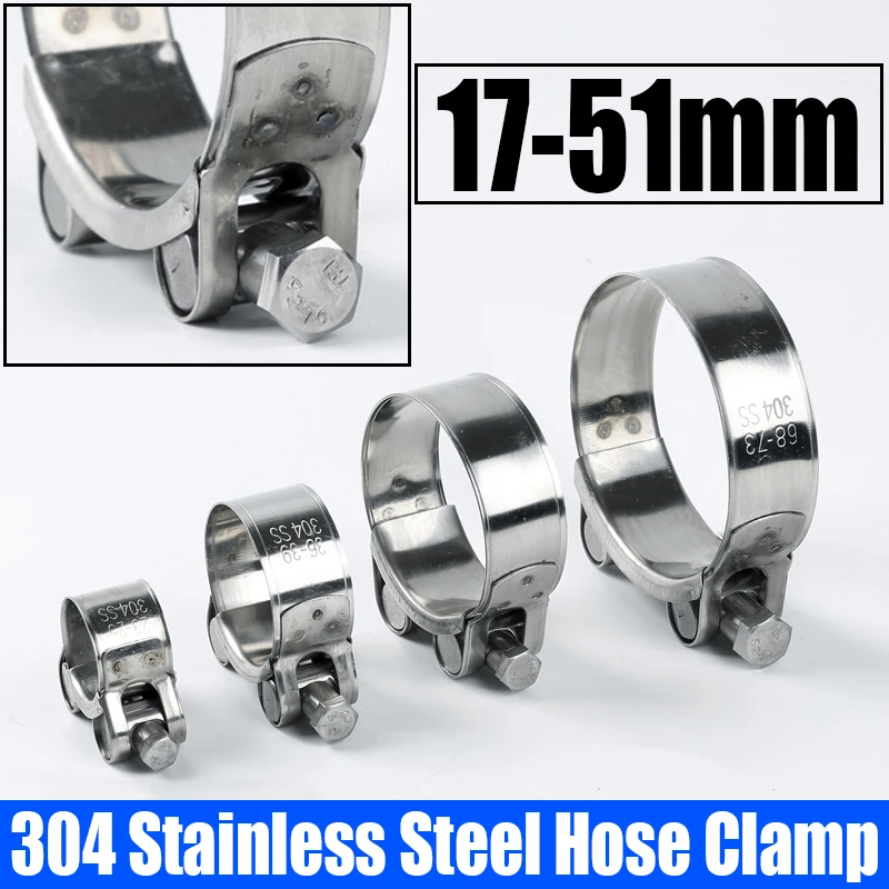 3PCS European Style Powerful Hose Clamp 304 Stainless Steel Pipe Clamp Exhaust Circular Air Water Pipe Clip Fastener 17mm-51mm
3PCS European Style Powerful Hose Clamp 304 Stainless Steel Pipe Clamp Exhaust Circular Air Water Pipe Clip Fastener 17mm-51mm
