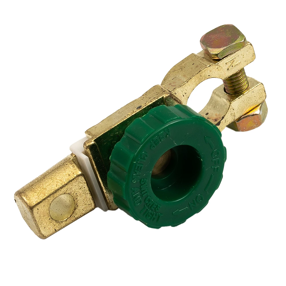1PCS Heavy Duty Battery Disconnect Isolator Cut Off Switch 12V 24V Green 17MM Zinc Alloy Copper Plated + Plastic Knob
1PCS Heavy Duty Battery Disconnect Isolator Cut Off Switch 12V 24V Green 17MM Zinc Alloy Copper Plated + Plastic Knob