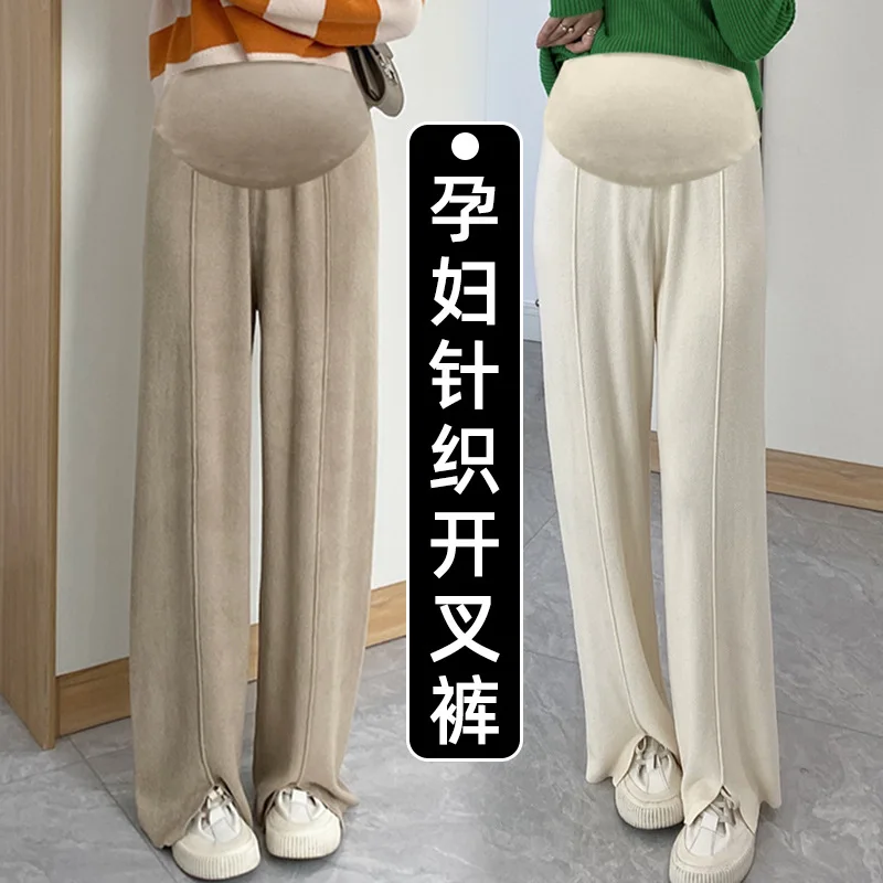 Autumn Casual Knitted Maternity Pants Belly Trousers Clothes for Pregnant Women Wide Leg Loose Straight Pregnancy
Autumn Casual Knitted Maternity Pants Belly Trousers Clothes for Pregnant Women Wide Leg Loose Straight Pregnancy