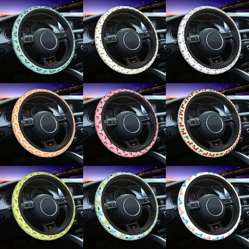 Custom Sausage Dog Universal Cover for Sedan Dachshund Soft Car Steering Wheel Protector 15 Inch Auto Accessories
Custom Sausage Dog Universal Cover for Sedan Dachshund Soft Car Steering Wheel Protector 15 Inch Auto Accessories