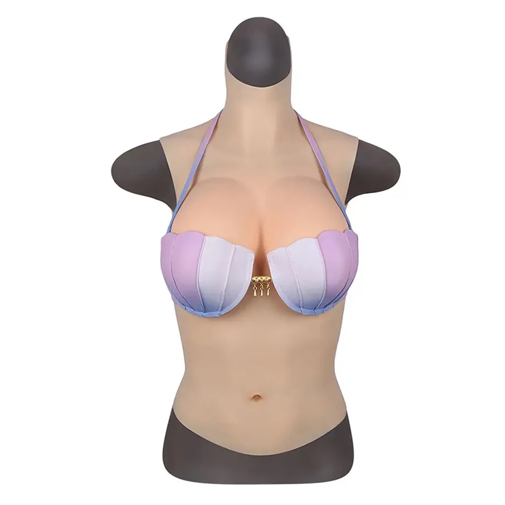 Realistic Breasts Forms High Collar Silicone Fake Boobs for Crossdresser Sissy Drag Queen Cosplay Artificial Chest Breastplates
Realistic Breasts Forms High Collar Silicone Fake Boobs for Crossdresser Sissy Drag Queen Cosplay Artificial Chest Breastplates