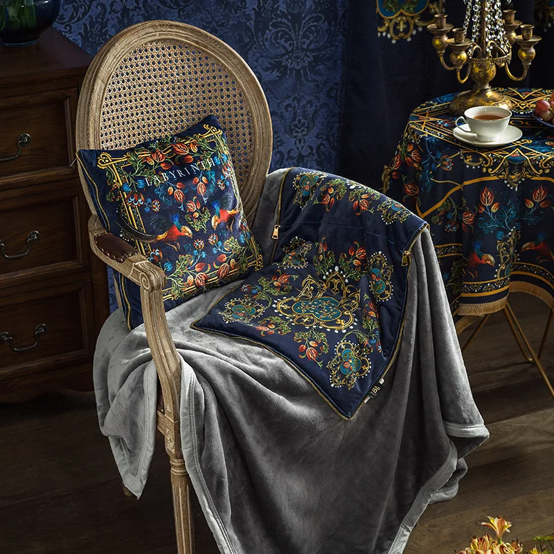 Velvet Print Throw Pillow Blanket American Luxury Home Sofa Cushion Quilt Single Office Pillows Quilts Thick Plush Blankets
Velvet Print Throw Pillow Blanket American Luxury Home Sofa Cushion Quilt Single Office Pillows Quilts Thick Plush Blankets