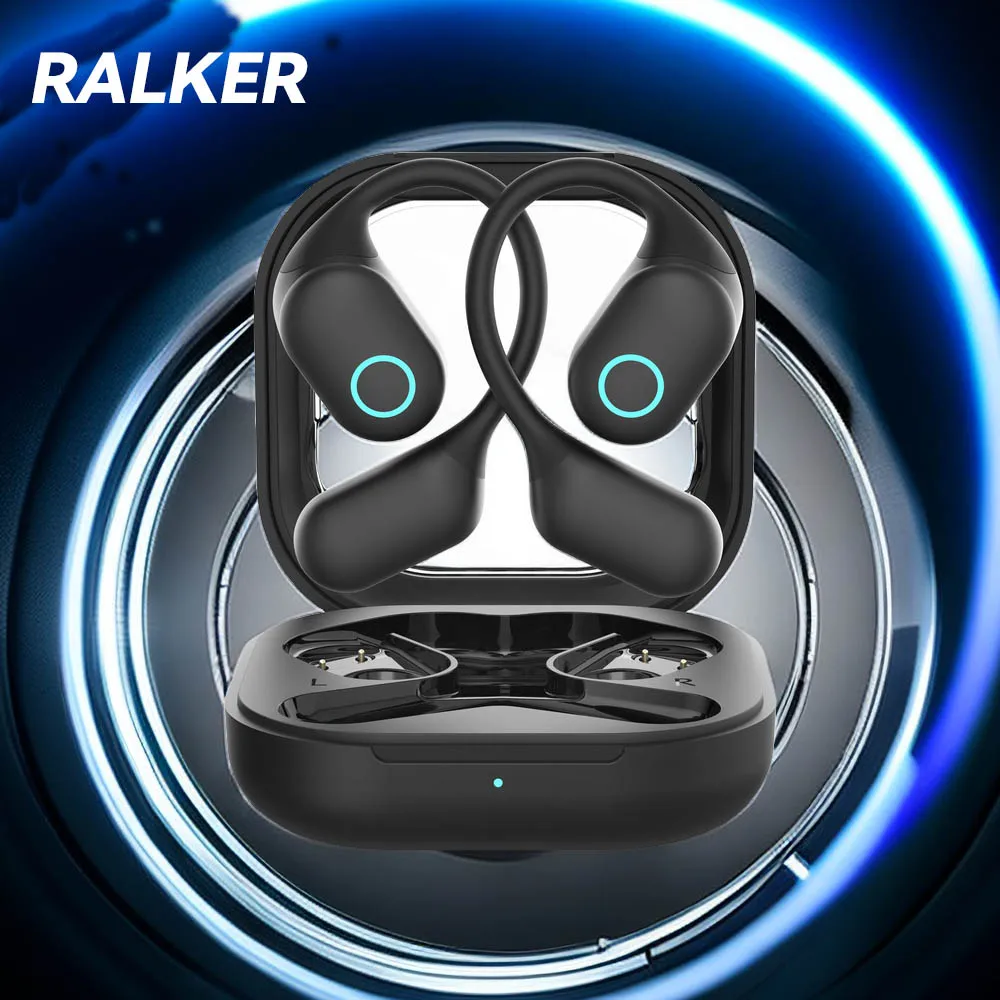 

RALKER R03 OWS Earphone True Wireless Bluetooth 5.3 Headset Mini Stero Earphones TWS Sports Headphones Ear-hook Earbuds with Mic