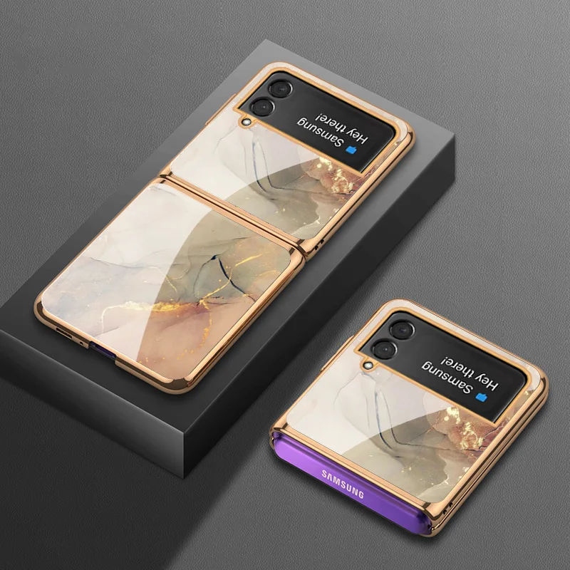 Винтажный мраморный чехол для телефона Samsung Z Flip4, Роскошный чехол с покрытием из закаленного стекла, противоударный чехол для Galaxy Z Flip 4
Винтажный мраморный чехол для телефона Samsung Z Flip4, Роскошный чехол с покрытием из закаленного стекла, противоударный чехол для Galaxy Z Flip 4