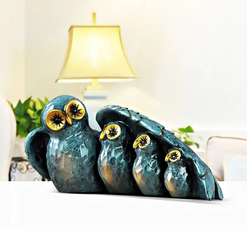 's wealthy and wealthy owl family housewarming banquet gift opening gift owl decoration decoration statue Obje
's wealthy and wealthy owl family housewarming banquet gift opening gift owl decoration decoration statue Obje