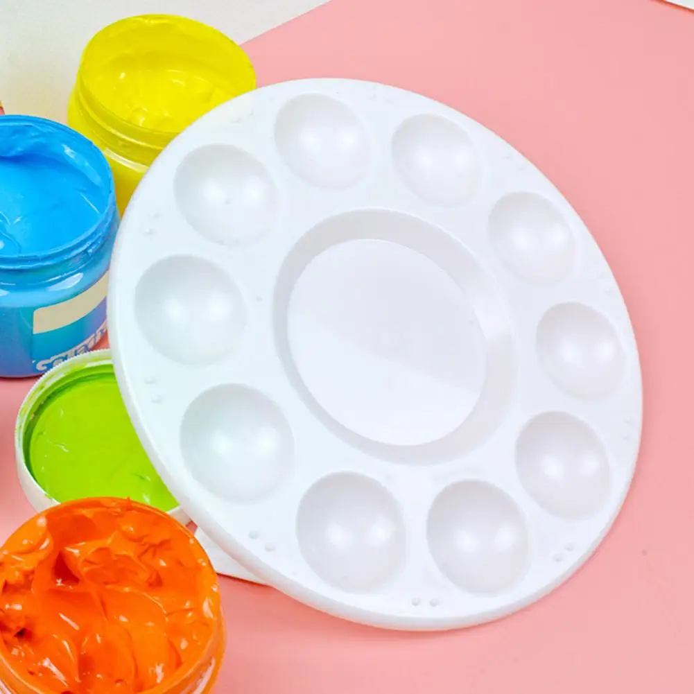 Portable Paint Palette Non-stick Round Paint Palettes for Artists Students Diy Crafters Set of 2 Easy-to-clean for Watercolor 
Portable Paint Palette Non-stick Round Paint Palettes for Artists Students Diy Crafters Set of 2 Easy-to-clean for Watercolor