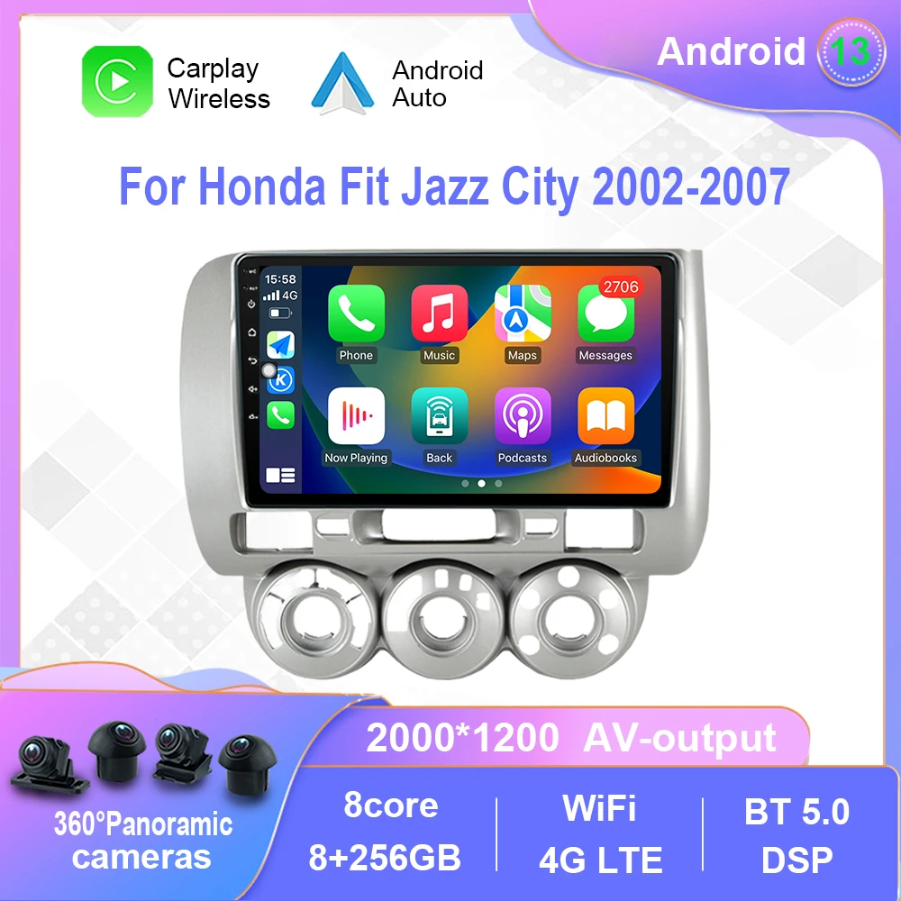 Android 12.0 For Honda Fit Jazz City 2002-2007(LHD) Car Radio Multimedia Video Player Navigation stereo GPS No 2din 2 din dvd
Android 12.0 For Honda Fit Jazz City 2002-2007(LHD) Car Radio Multimedia Video Player Navigation stereo GPS No 2din 2 din dvd