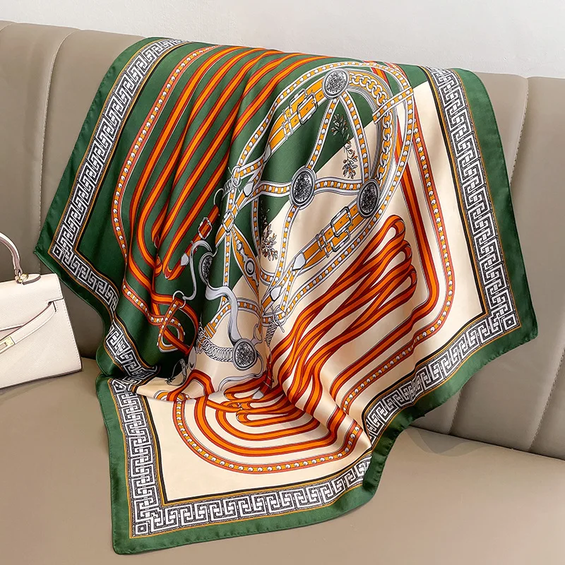 New Silk Satin Hair Scarf Women Handkerchief Printed Female Square Spring Summer Sports Headscarf Bandana Small Neck Muffler
New Silk Satin Hair Scarf Women Handkerchief Printed Female Square Spring Summer Sports Headscarf Bandana Small Neck Muffler