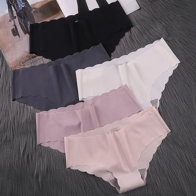 Summer Women Seamless Comfortable Panties Pure Color Ice Silk Briefs Female Underwear Sexy Underpants Lingerie Panty
Summer Women Seamless Comfortable Panties Pure Color Ice Silk Briefs Female Underwear Sexy Underpants Lingerie Panty