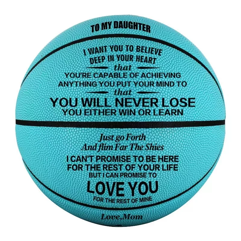 To My Son Daughter From Dad Mom Engraved Basketball Gifts for Son with To My Son Words Basketabll Standard Size 7 PU Leather
To My Son Daughter From Dad Mom Engraved Basketball Gifts for Son with To My Son Words Basketabll Standard Size 7 PU Leather