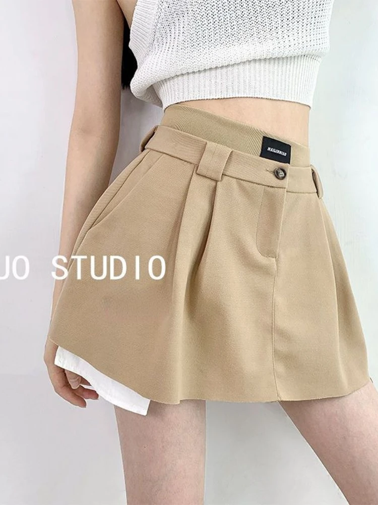 HOUZHOU Sexy Y2k Skirt Women Vintage Irregular Hot Girl Mini Skirt High Waist Pleated Skirt A-LINE Slim Patchwork Korean Fashion
HOUZHOU Sexy Y2k Skirt Women Vintage Irregular Hot Girl Mini Skirt High Waist Pleated Skirt A-LINE Slim Patchwork Korean Fashion