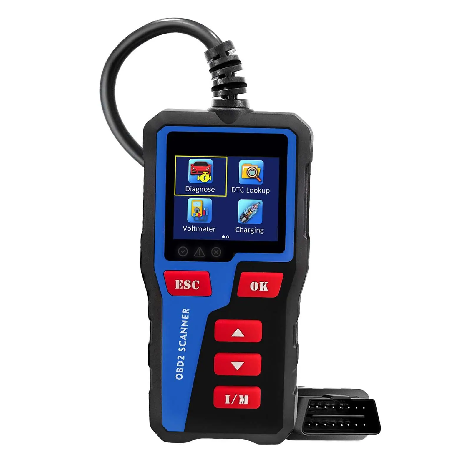 OBD2 Scanner Voltage Test Live Data Engine Fault Professional at300 LED Display Code Reader Cars Code Reader Auto Diagnose Tool
OBD2 Scanner Voltage Test Live Data Engine Fault Professional at300 LED Display Code Reader Cars Code Reader Auto Diagnose Tool