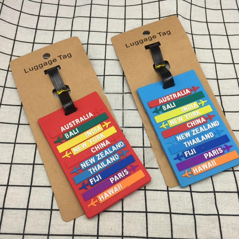 New Silicone Letter Suitcase Baggage Luggage PVC Tags Name ID Bag Identifier Label Travel Accessories
New Silicone Letter Suitcase Baggage Luggage PVC Tags Name ID Bag Identifier Label Travel Accessories