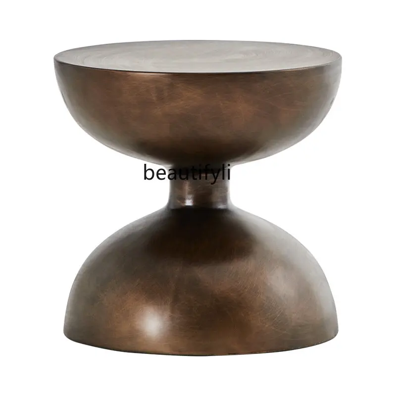 Fiberglass Paint Side Table Corner Table round Phone Table Personality Tea Table Bronze Pattern
Fiberglass Paint Side Table Corner Table round Phone Table Personality Tea Table Bronze Pattern