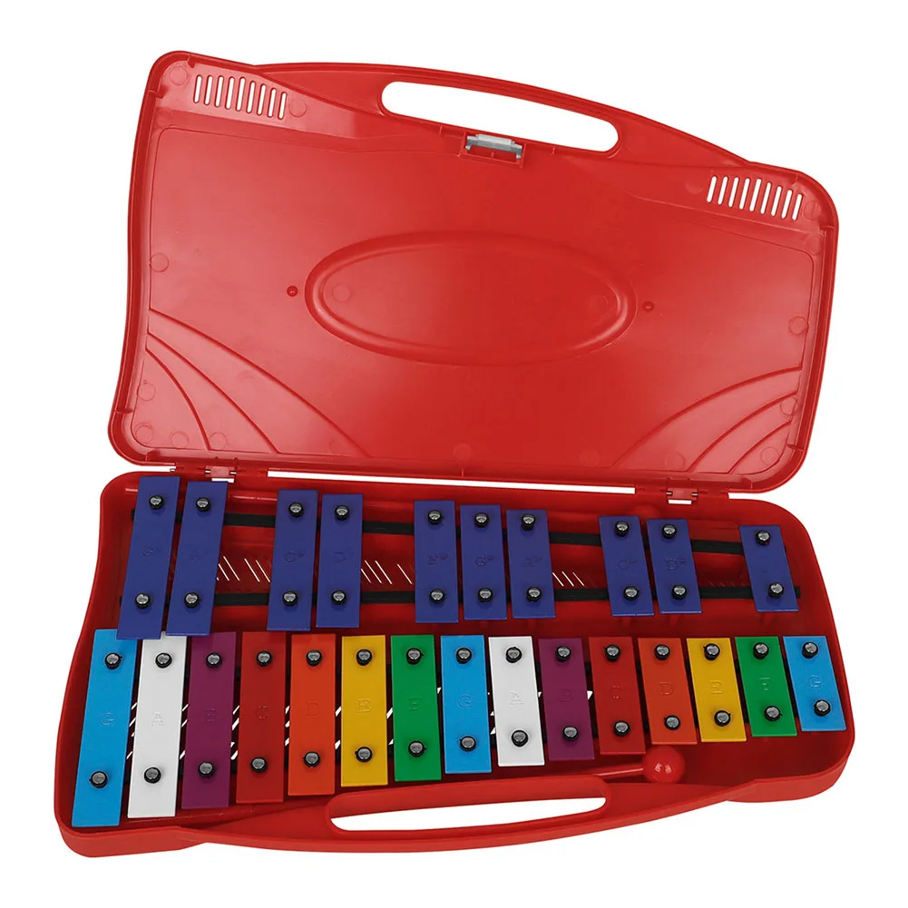 For Beginners 25 Notes Xylophones 25 Notes Xylophone 25 Notes 38.6cmx23cm Metal/Aluminium Perfectly Tuned Glockenspiel
For Beginners 25 Notes Xylophones 25 Notes Xylophone 25 Notes 38.6cmx23cm Metal/Aluminium Perfectly Tuned Glockenspiel