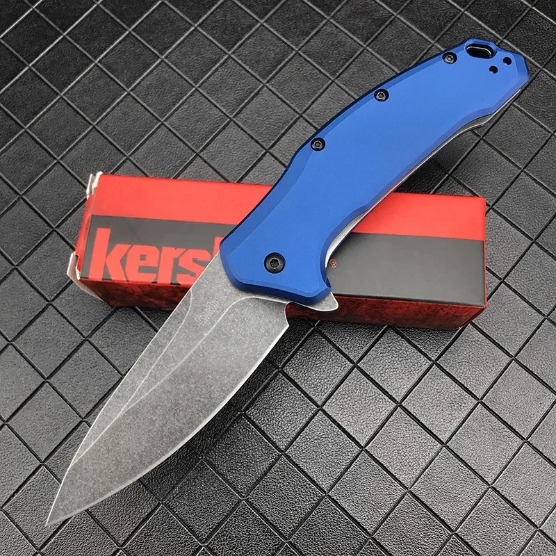Utility Kershaw 1776 Flipper Blade Olding Knife EDC Hunting Blue Aluminum Handles Camping Pocket Survival Self Defense Knives
Utility Kershaw 1776 Flipper Blade Olding Knife EDC Hunting Blue Aluminum Handles Camping Pocket Survival Self Defense Knives