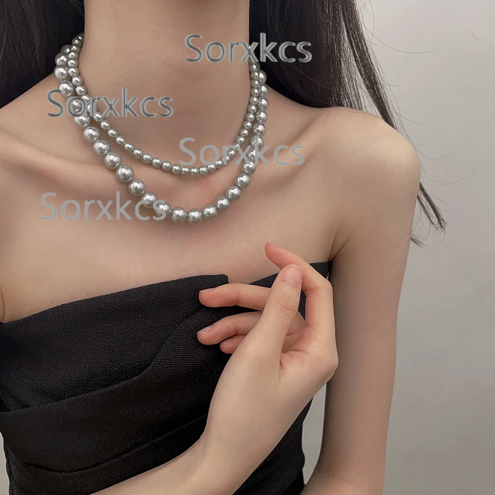 2023 New Fashion Earring S925 Silver Gray Planet Pendant Pearl Necklace Women's Pearl Bracelet Personalized clavicle chain
2023 New Fashion Earring S925 Silver Gray Planet Pendant Pearl Necklace Women's Pearl Bracelet Personalized clavicle chain