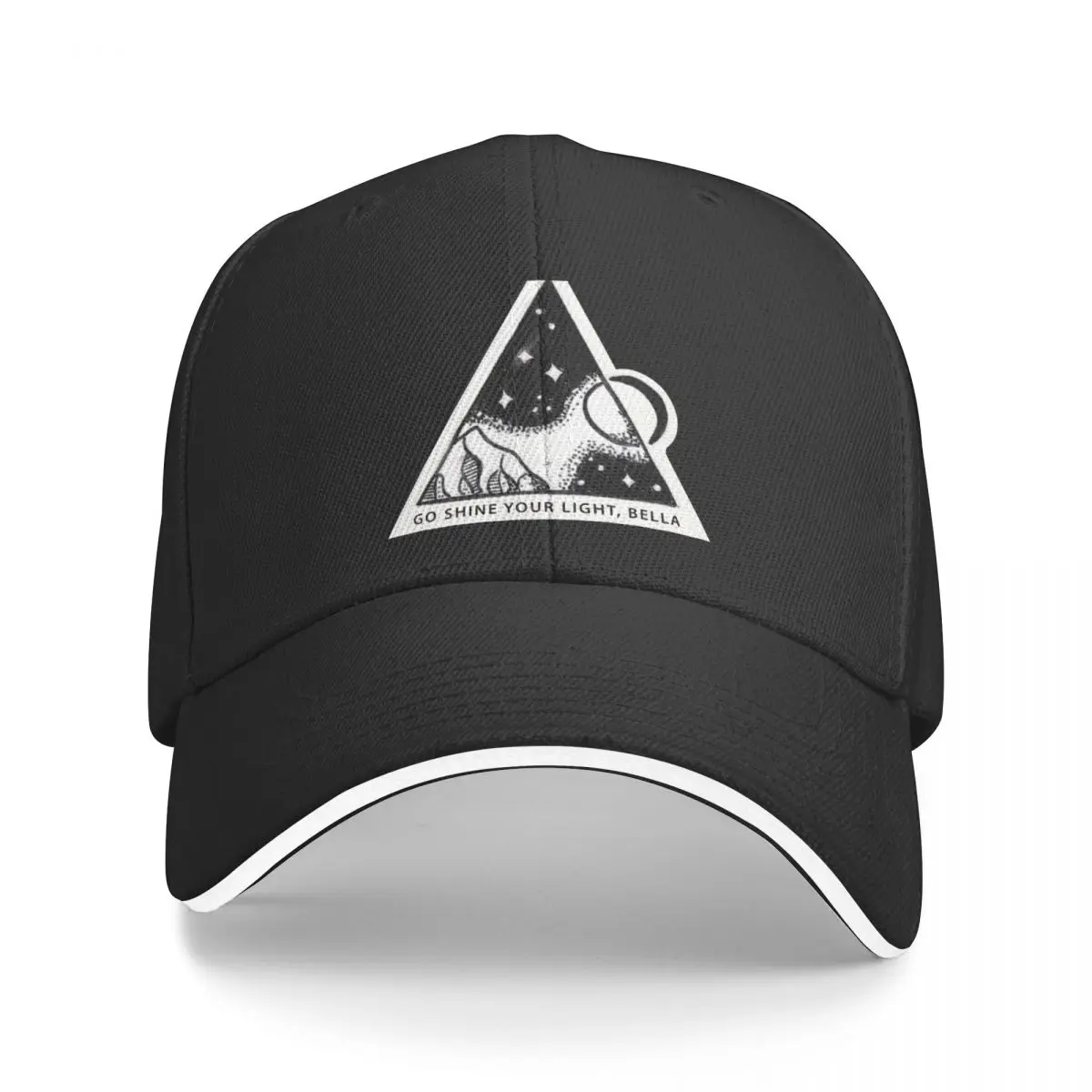 

New Carina DeLuca 'Go Shine Your Light, Bella' Baseball Cap custom hats funny hat Mens Hats Women's