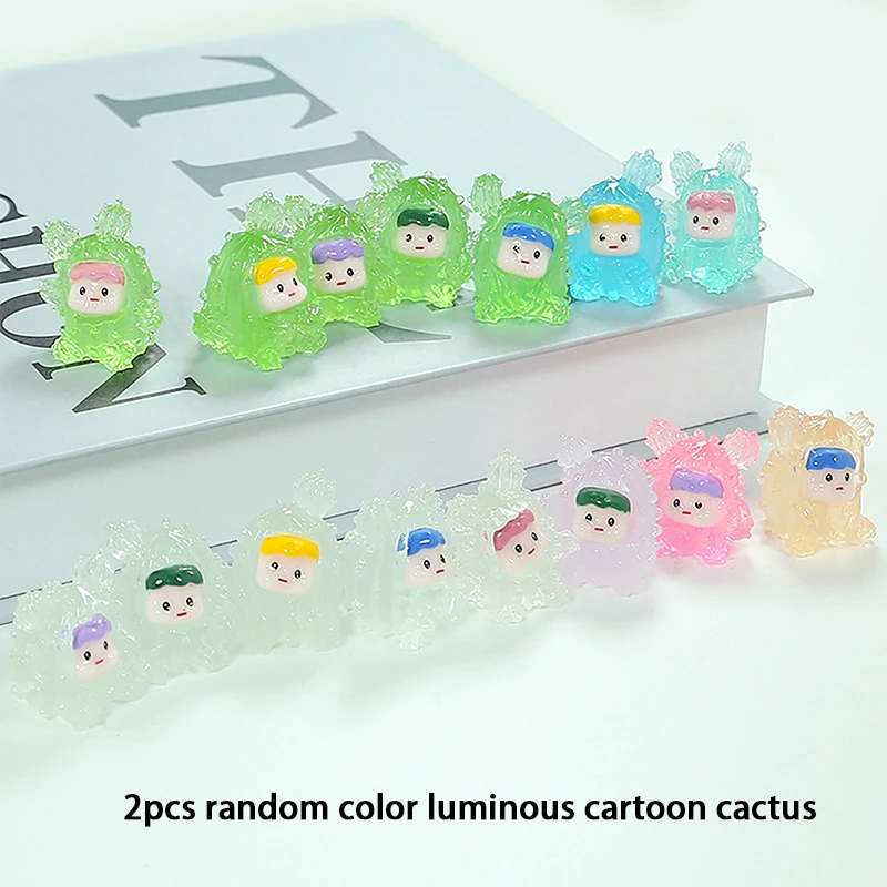 2 Pcs Cute Cartoon Luminous Cactus Doll Ornaments Micro Landscape Resin Ornament Car DIY Mini Decorations
2 Pcs Cute Cartoon Luminous Cactus Doll Ornaments Micro Landscape Resin Ornament Car DIY Mini Decorations