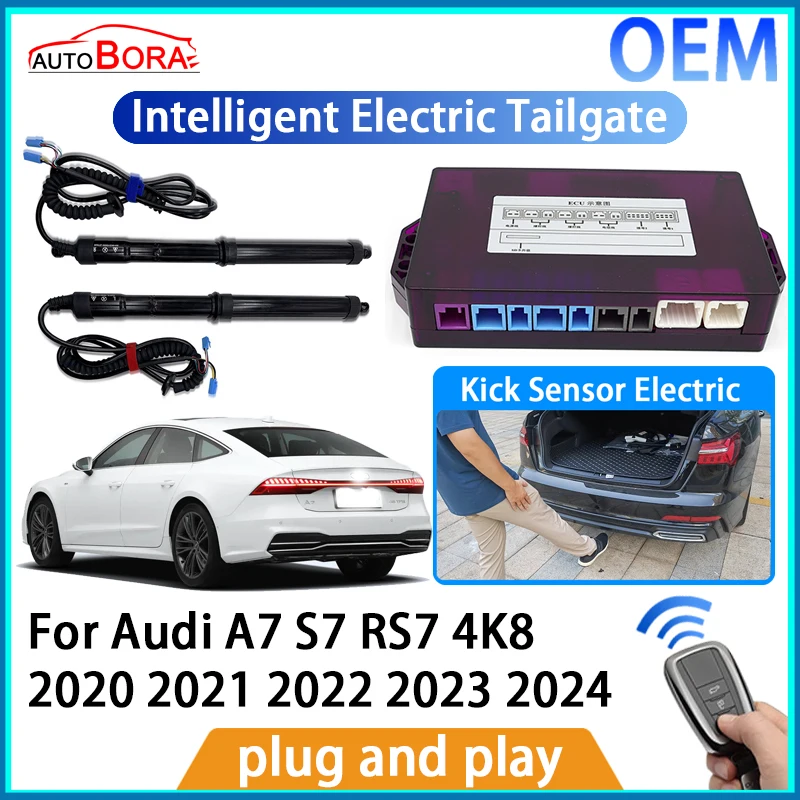 AutoBora Intelligent Electric Tailgate Automatic Lifting Kit Remote Control Opener Trunk for Audi A7 S7 RS7 4K8 2020~2024
AutoBora Intelligent Electric Tailgate Automatic Lifting Kit Remote Control Opener Trunk for Audi A7 S7 RS7 4K8 2020~2024