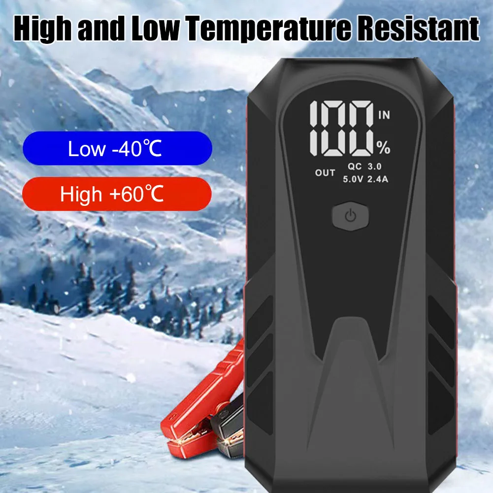 800A Car Battery Jump Starter Power Bank 30000mAh Portable USB Fast Charger with LED Lamp 12V Emergency Booster Car Accessories
800A Car Battery Jump Starter Power Bank 30000mAh Portable USB Fast Charger with LED Lamp 12V Emergency Booster Car Accessories