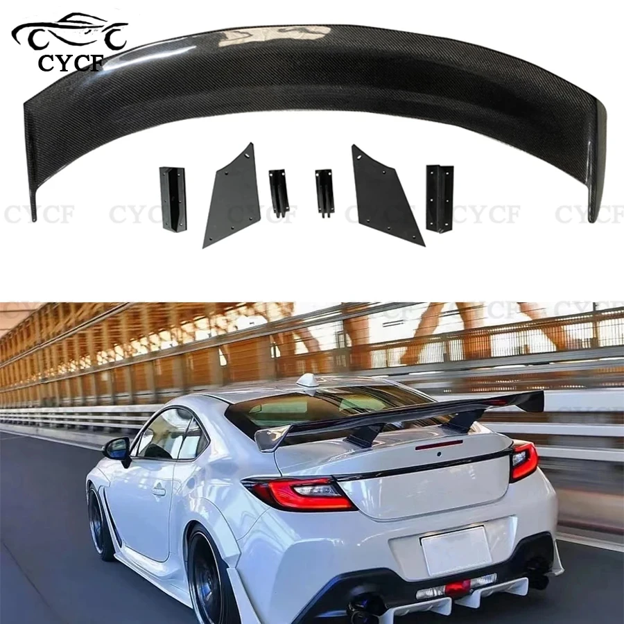 For Toyota GR86 Subaru BRZ Carbon Fiber Wing Tail Trunk Spoilers Tail fins GT Style Rear Spoiler upgrade body kit
For Toyota GR86 Subaru BRZ Carbon Fiber Wing Tail Trunk Spoilers Tail fins GT Style Rear Spoiler upgrade body kit