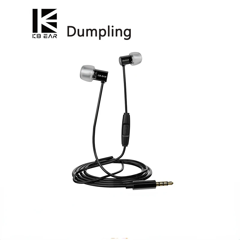 KBEAR Dumpling 6mm Composite Diaphragm Earphone Noise Cancellation 3.5mm Jack Wired Inear Earbud Music HD Calling Sport Headset
KBEAR Dumpling 6mm Composite Diaphragm Earphone Noise Cancellation 3.5mm Jack Wired Inear Earbud Music HD Calling Sport Headset