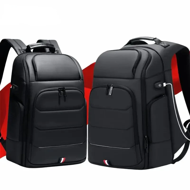 

New Men‘s Business Backpack Waterproof USB Fashion Bag Anti-theft Men Laptop Travel Backpack High Capacity mochila