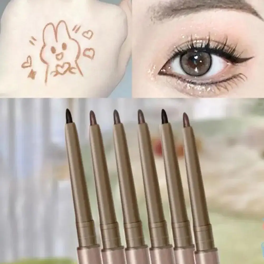 

Lying Silkworm Eyeliner Gel Pen 1.5mm Thin Lasting Not Black Eye Pencil Makeup Blooming Brown Eye Waterproof Shadow Liner P O5Z5
