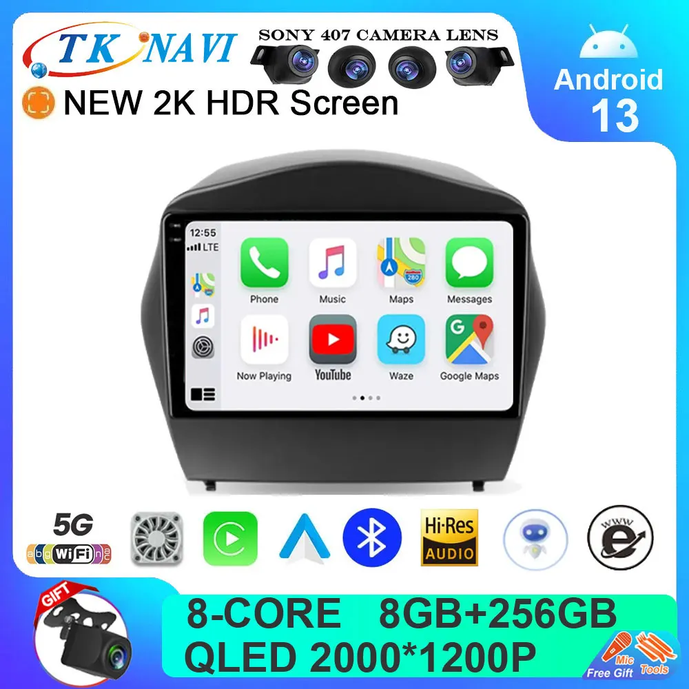 Автомобильный радиоприемник Android 13 для Hyundai Tucson 2 LM IX35 2009 - 2015 мультимедийный видеоплеер Навигация стерео GPS No 2din 2 Din DVD
Автомобильный радиоприемник Android 13 для Hyundai Tucson 2 LM IX35 2009 - 2015 мультимедийный видеоплеер Навигация стерео GPS No 2din 2 Din DVD