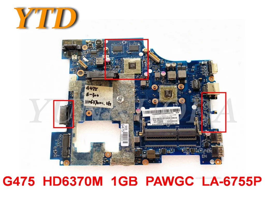 Original for Lenovo G475 laptop motherboard G475 HD6370M 1GB PAWGC LA-6755P tested good free shipping
Original for Lenovo G475 laptop motherboard G475 HD6370M 1GB PAWGC LA-6755P tested good free shipping
