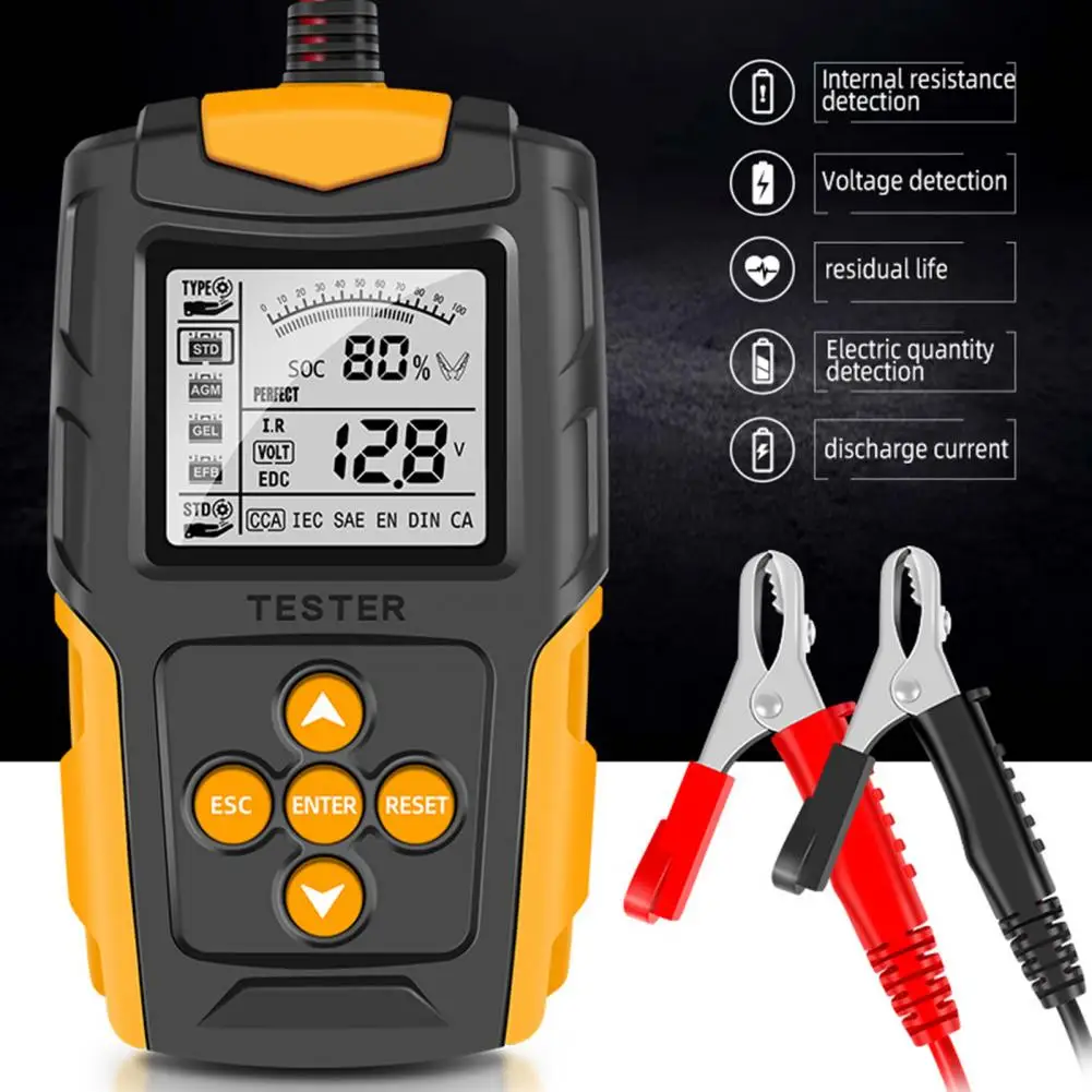 Automobile Battery Tester High-precision Internal Resistance Tester Discharge Current Testing Car Battery Multifunctional
Automobile Battery Tester High-precision Internal Resistance Tester Discharge Current Testing Car Battery Multifunctional
