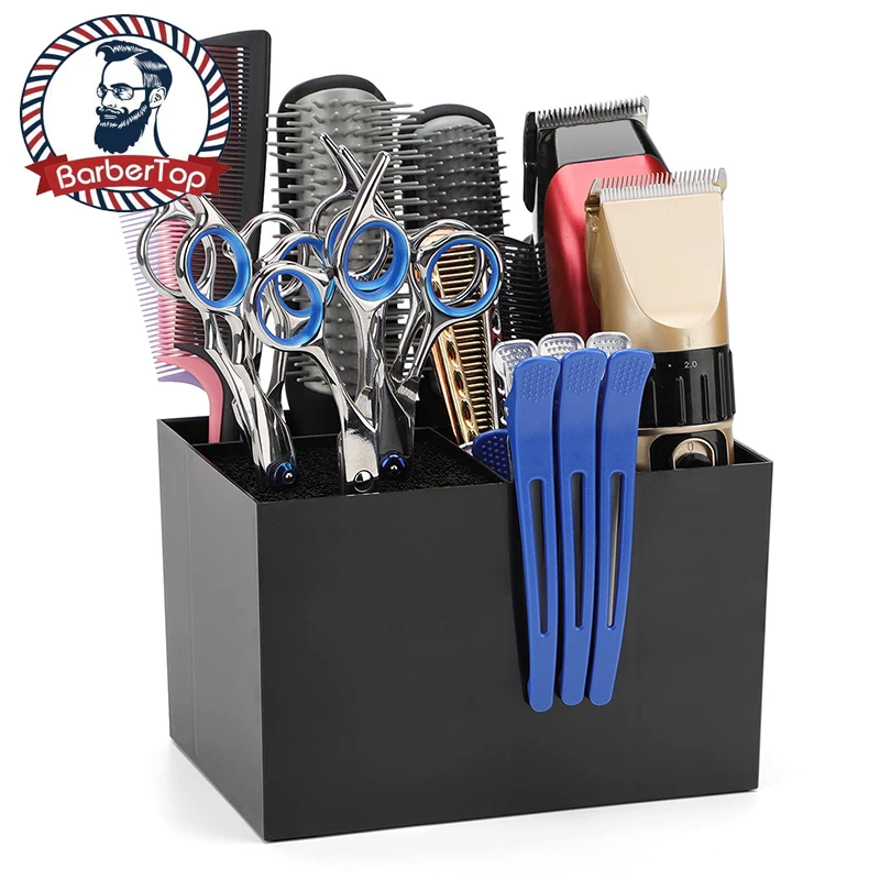 Barber 6 Grids Scissors Holder Hairdressing Tool Storage Box Barbershop Scissor Display Stand Holding Rack Cosmetic Organizer
Barber 6 Grids Scissors Holder Hairdressing Tool Storage Box Barbershop Scissor Display Stand Holding Rack Cosmetic Organizer