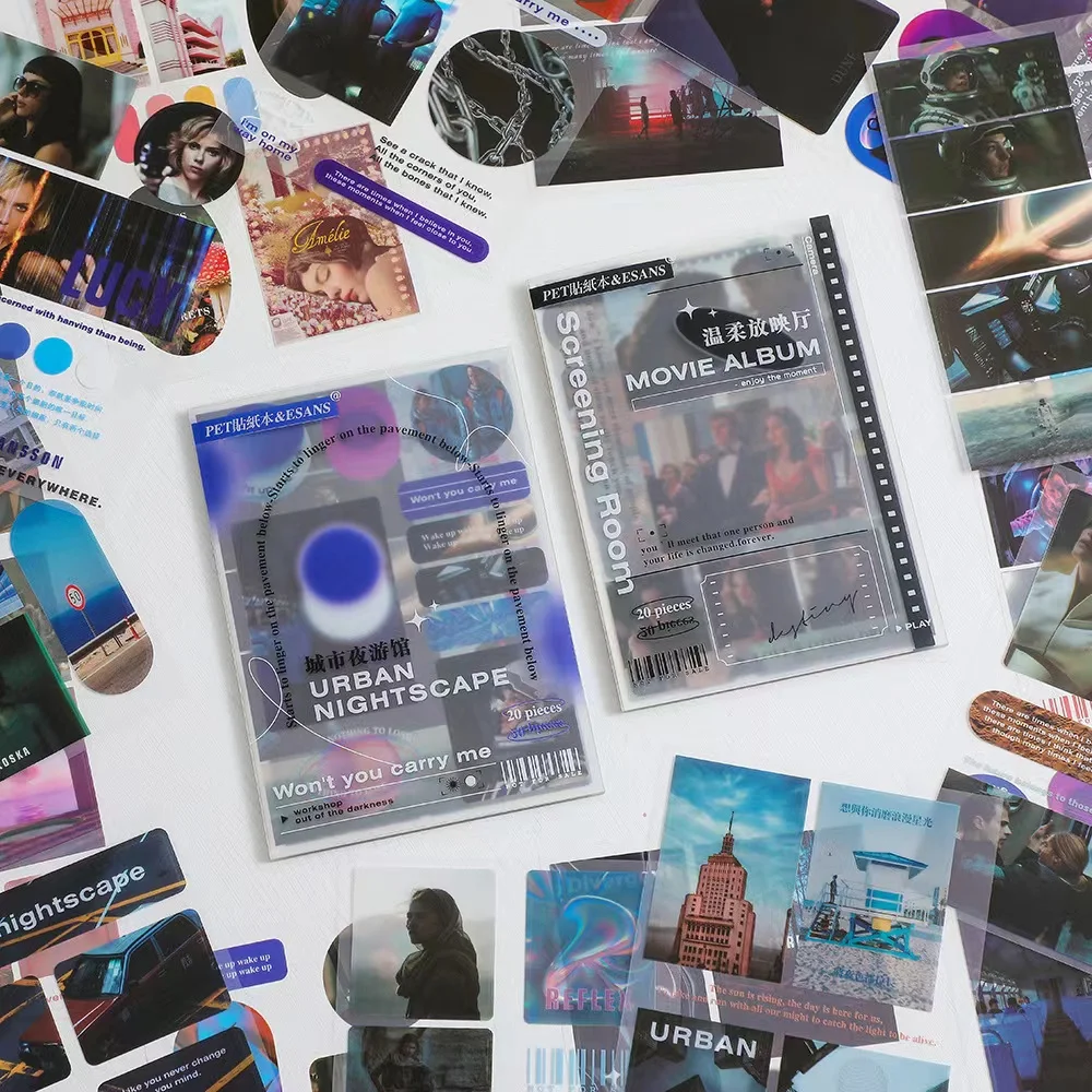 20Pcs/ Set Retro Handbook Magazine Sticker Book INS Creative PET waterproof People Account Material Paper Decorative Stickers
20Pcs/ Set Retro Handbook Magazine Sticker Book INS Creative PET waterproof People Account Material Paper Decorative Stickers