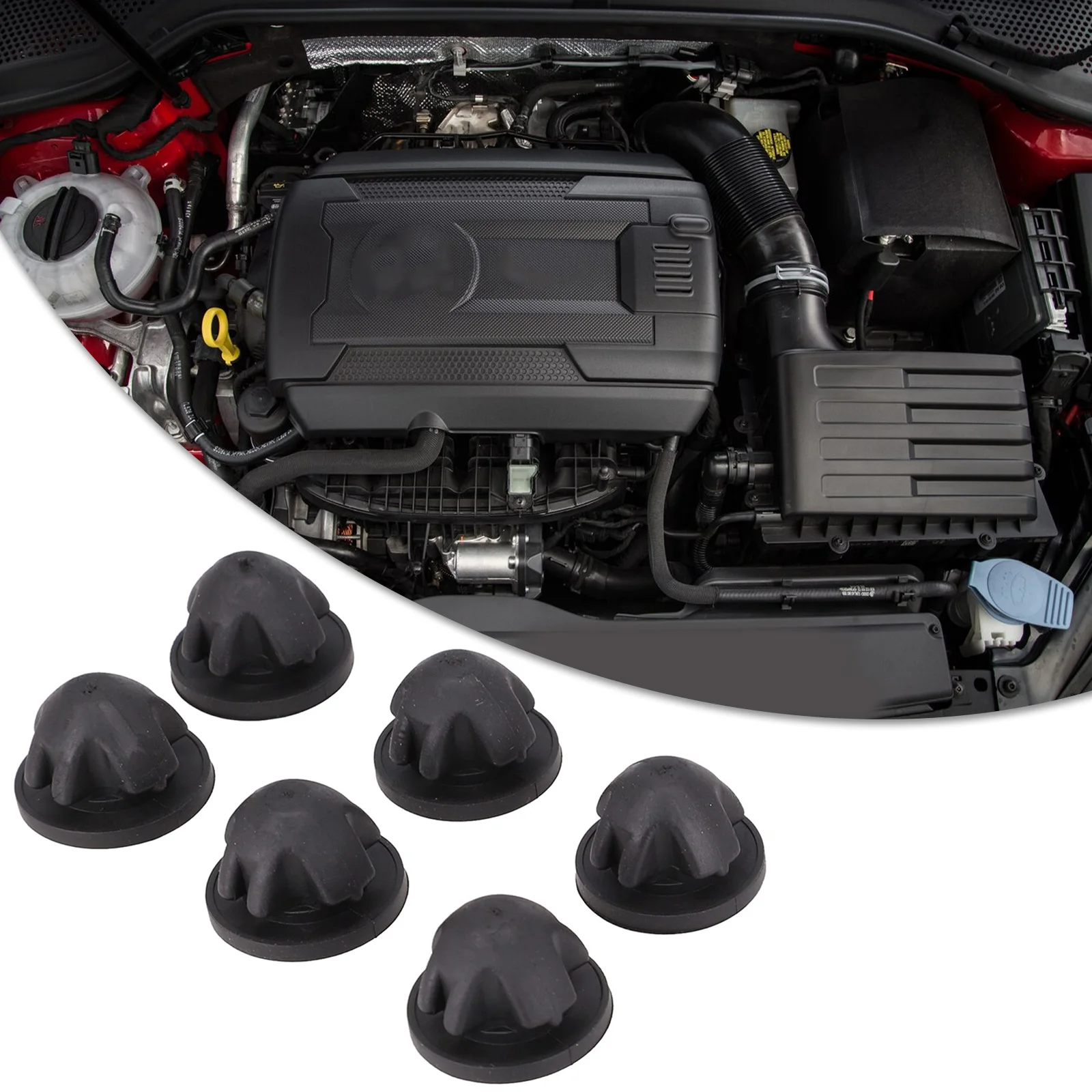Engine Cover Grommet Improve Body Stability with Engine Cover Grommet Rubber Trim 03G103184C for A3 8P1 20 1968 cc – 6PCS
Engine Cover Grommet Improve Body Stability with Engine Cover Grommet Rubber Trim 03G103184C for A3 8P1 20 1968 cc – 6PCS
