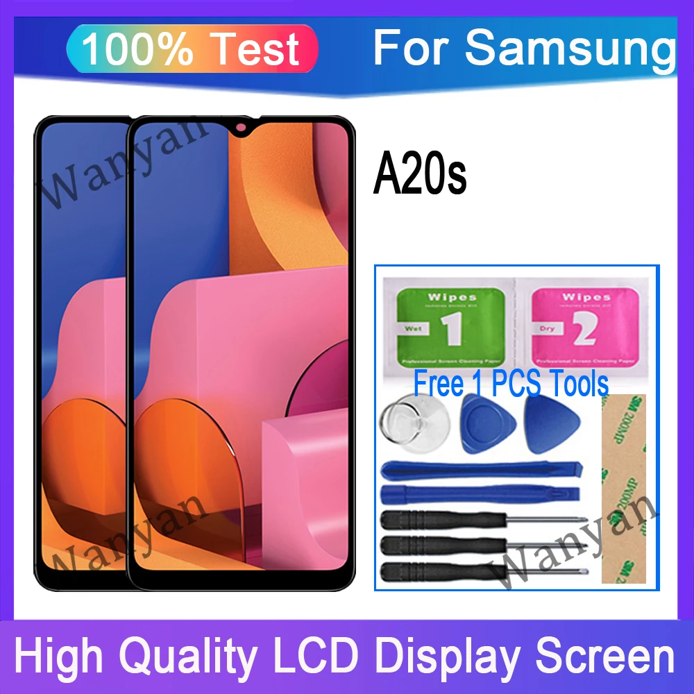 Original For Samsung Galaxy A20s A207 A2070 SM-A207F LCD Display Touch Screen Digitizer Replacement
Original For Samsung Galaxy A20s A207 A2070 SM-A207F LCD Display Touch Screen Digitizer Replacement