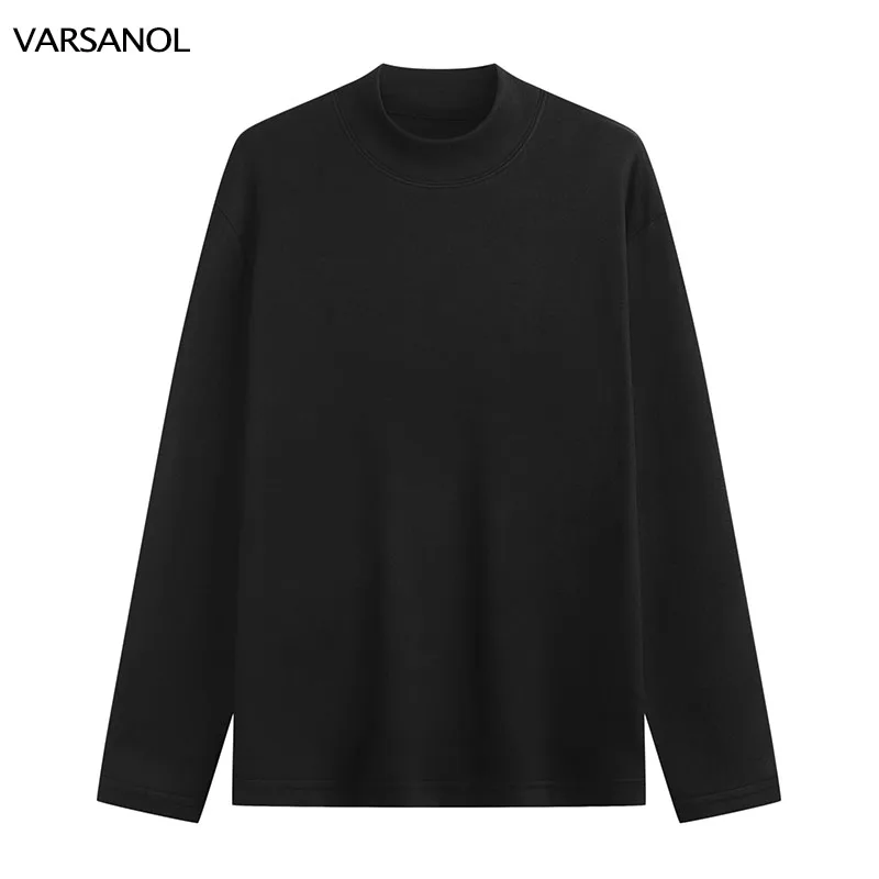 VARSANOL Autumn Winter Cashmere T Shirt for Men Long Sleeve T Shirt Homme Turtleneck Streetwear Casual T-shirts Male Fashion Tee
VARSANOL Autumn Winter Cashmere T Shirt for Men Long Sleeve T Shirt Homme Turtleneck Streetwear Casual T-shirts Male Fashion Tee