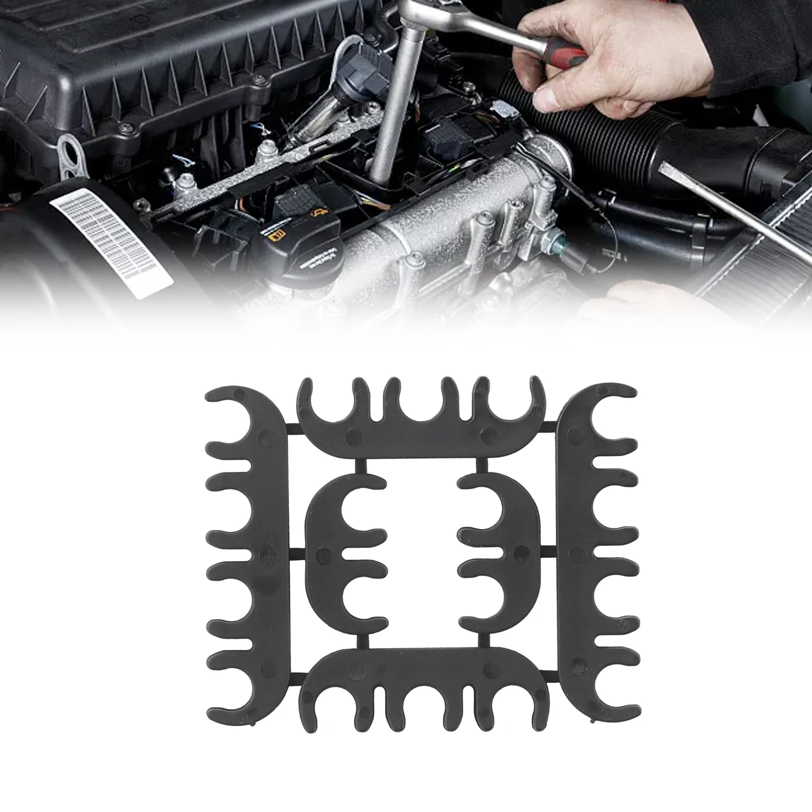6PCS Separator Loom Clip Lead Separator Clamp Spacers For 7mm 8mm For Spark Plug Wires Separator Loom Clip Brand New Replacement
6PCS Separator Loom Clip Lead Separator Clamp Spacers For 7mm 8mm For Spark Plug Wires Separator Loom Clip Brand New Replacement