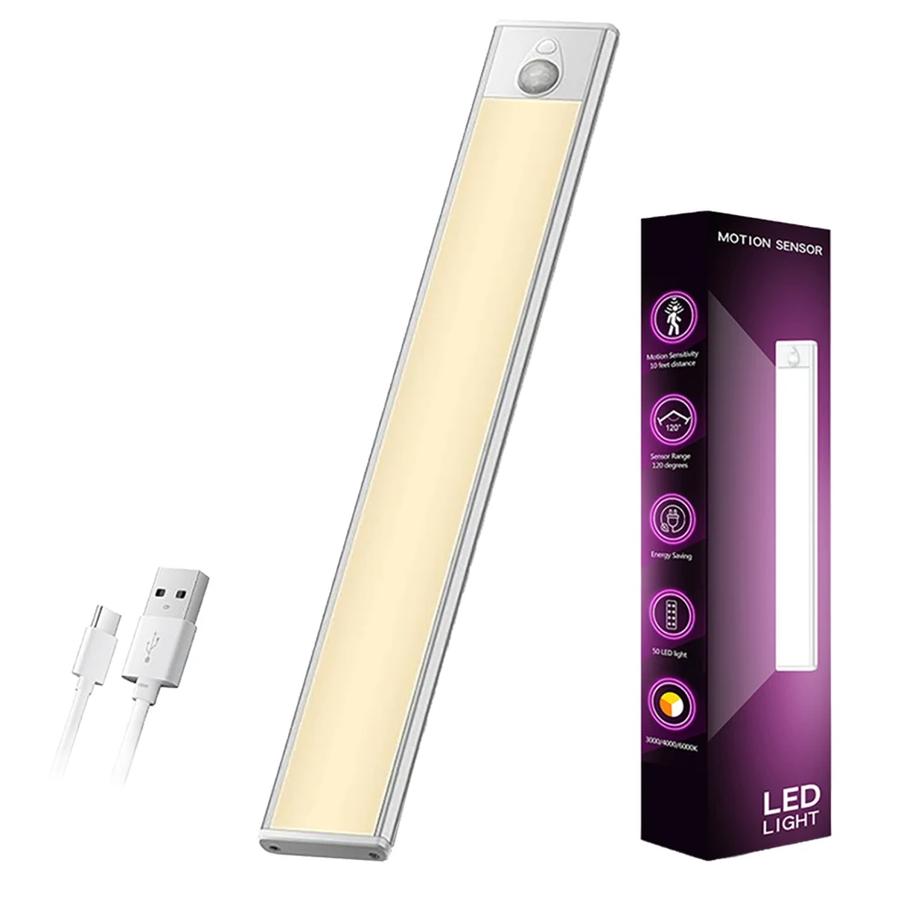 1pc/2pcs Under Counter Lights Motion Sensor LED Closet Lights Wireless USB Charging Dimmable Under Cabinet Lights
1pc/2pcs Under Counter Lights Motion Sensor LED Closet Lights Wireless USB Charging Dimmable Under Cabinet Lights