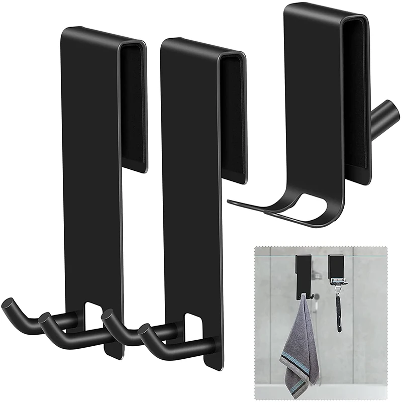 Single Double Side Bathroom Shower Door Hook Over Glass Door Shower Towel Rack Stainless Steel Drilling Free Towel Holder Hanger
Single Double Side Bathroom Shower Door Hook Over Glass Door Shower Towel Rack Stainless Steel Drilling Free Towel Holder Hanger