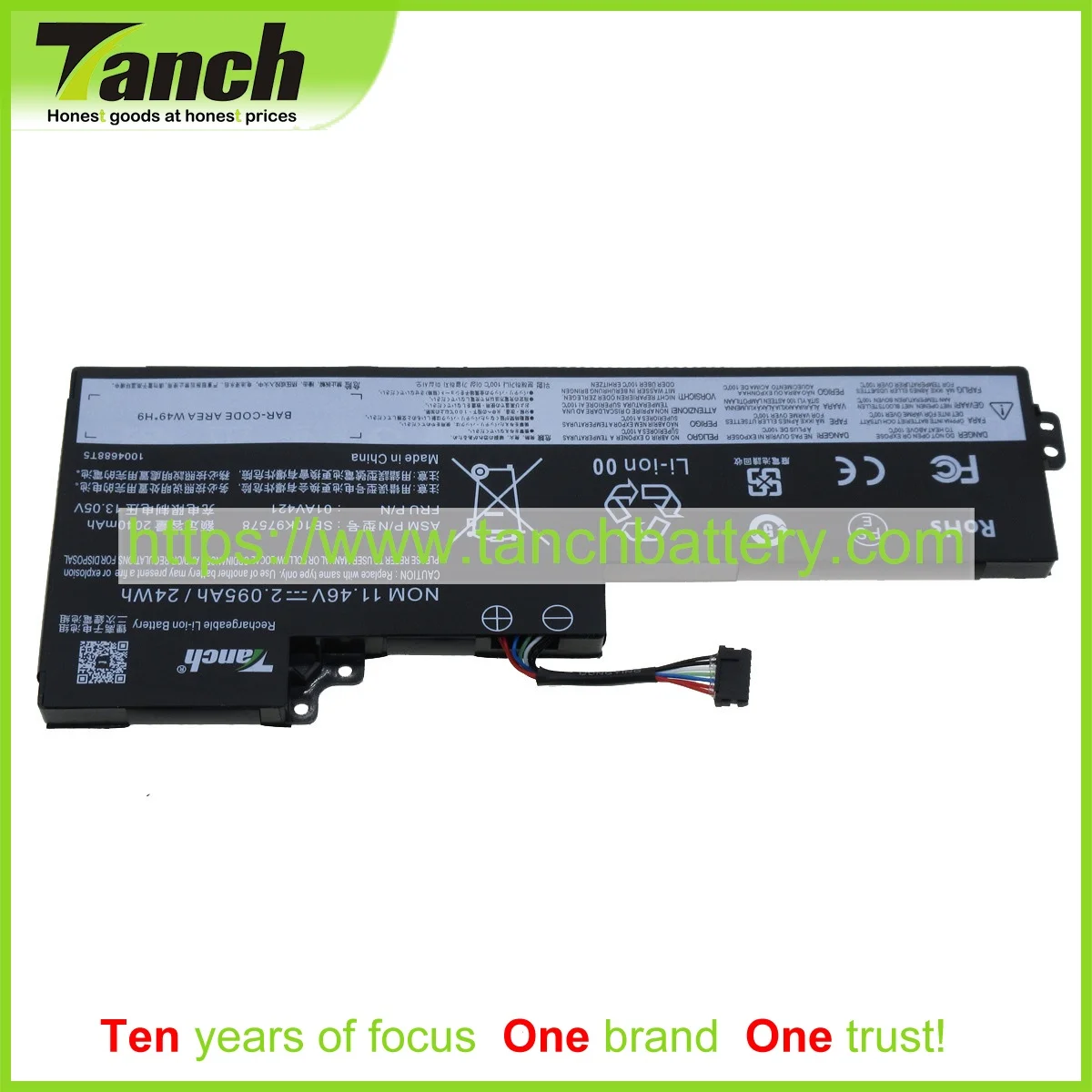 Tanch Laptop Batteries for LENOVO 01AV420 01AV421 SB10K97576 01AV489 SB10K97578 T470 A285(02CD),11.46 or 11.55V,3 cell
Tanch Laptop Batteries for LENOVO 01AV420 01AV421 SB10K97576 01AV489 SB10K97578 T470 A285(02CD),11.46 or 11.55V,3 cell