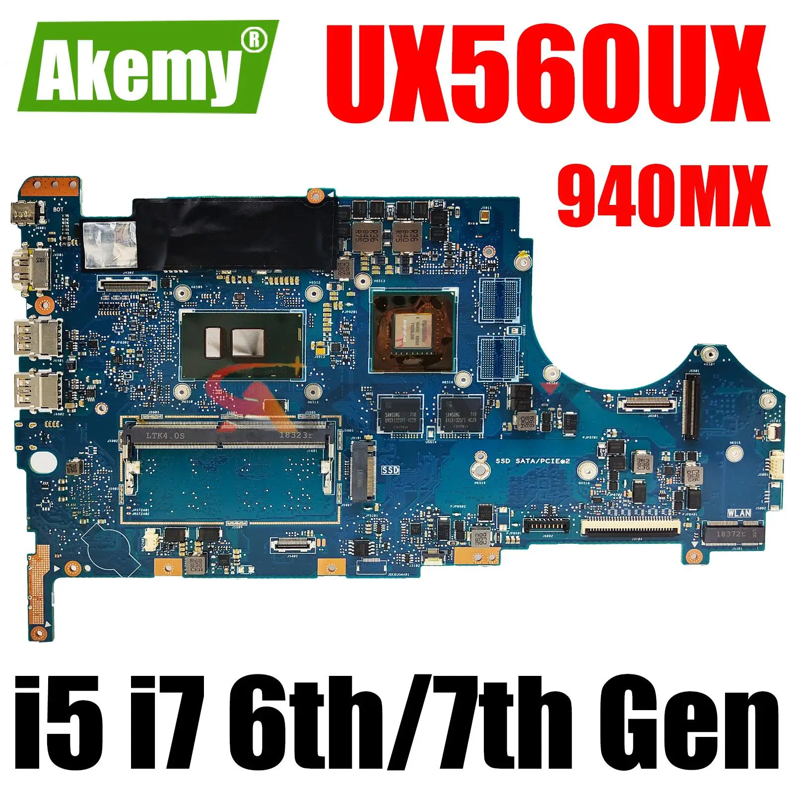 UX560UX Материнская плата ASUS Flip Q534UQ UX560UQK UX560UXK UX560UQ Q534UX материнская плата для ноутбука I5 I7 процессор 940MX-2G 8 ГБ 100% рабочий
UX560UX Материнская плата ASUS Flip Q534UQ UX560UQK UX560UXK UX560UQ Q534UX материнская плата для ноутбука I5 I7 процессор 940MX-2G 8 ГБ 100% рабочий