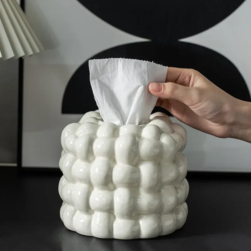 Ceramic Tissue Box Pumping Paper Box Household Living Room Tea Table Storage Decoration Napkin Paper Box Paper Pumping Box
Ceramic Tissue Box Pumping Paper Box Household Living Room Tea Table Storage Decoration Napkin Paper Box Paper Pumping Box