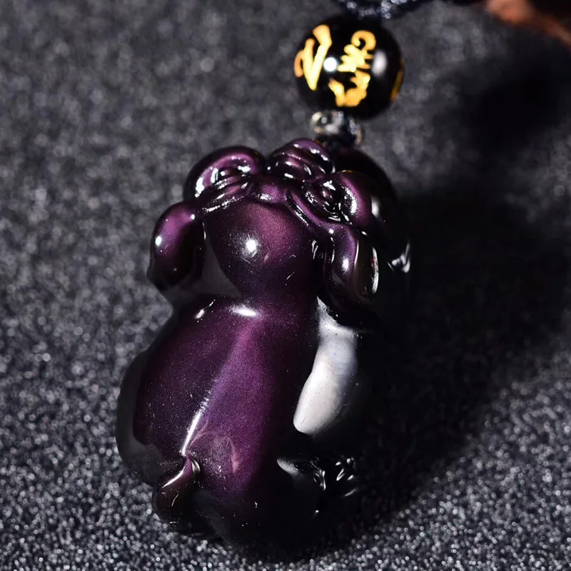 Natural Rainbow Obsidian Hand Carved Pig Pendant Fashion Boutique Jewelry Men's and Women's Necklace Gift Accessories
Natural Rainbow Obsidian Hand Carved Pig Pendant Fashion Boutique Jewelry Men's and Women's Necklace Gift Accessories