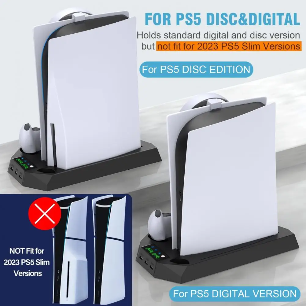 Подставка для быстрой зарядки Ps5, безопасная зарядная подставка с трехскоростным вентилятором, двойной контроллер для зарядки Ps5
Подставка для быстрой зарядки Ps5, безопасная зарядная подставка с трехскоростным вентилятором, двойной контроллер для зарядки Ps5