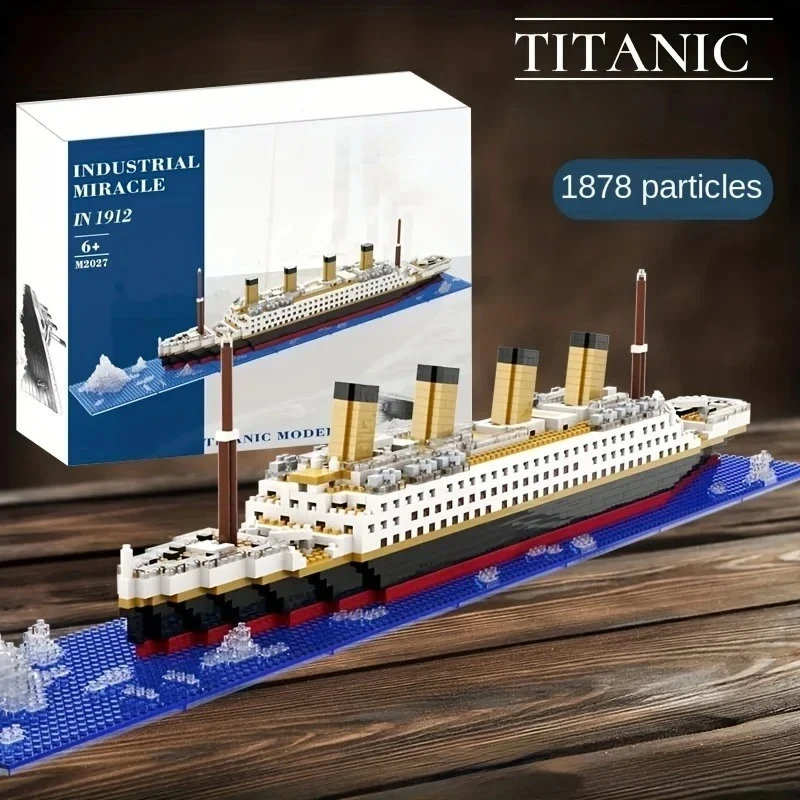 1878pcs with Box Diamond Bricks Titanic Building Block Assembly Toy Giant Boy Girl Puzzle Cruise Ship Model
1878pcs with Box Diamond Bricks Titanic Building Block Assembly Toy Giant Boy Girl Puzzle Cruise Ship Model